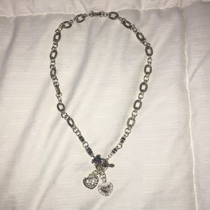Chain necklace with hearts (tiffany style looking)